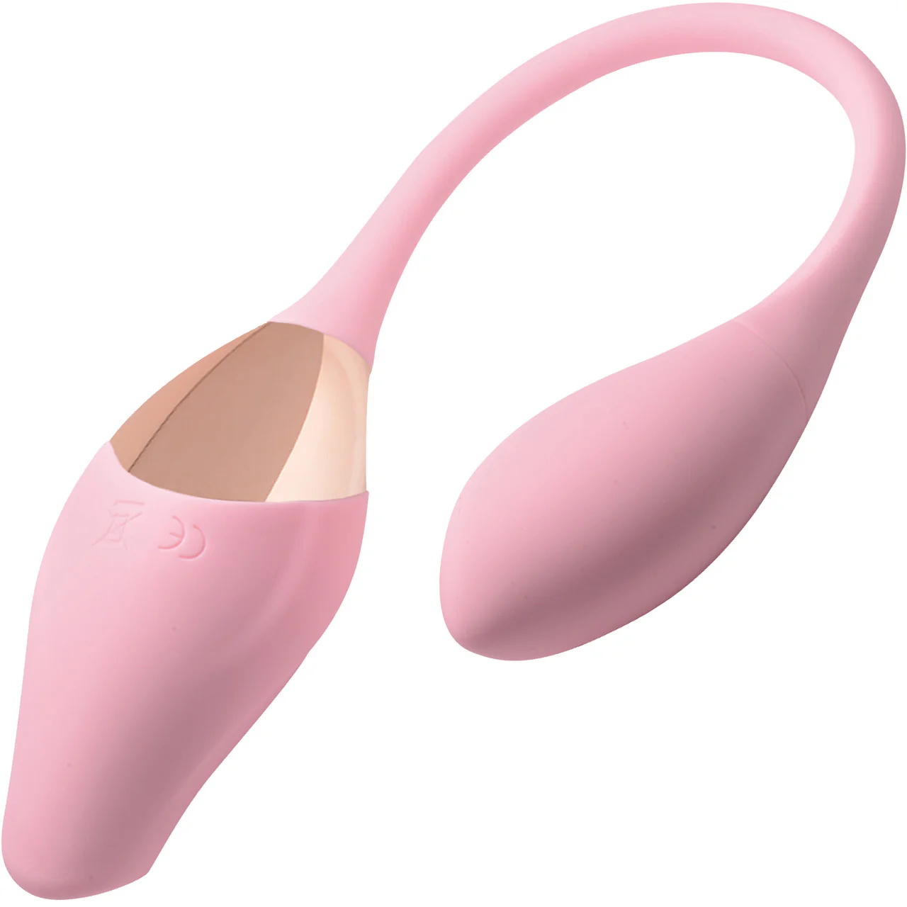 Shegasm 8X Tandem Plus Rechargeable Silicone Suction Clitoral Stimulator & Vibrating Egg - Pink - Image 5
