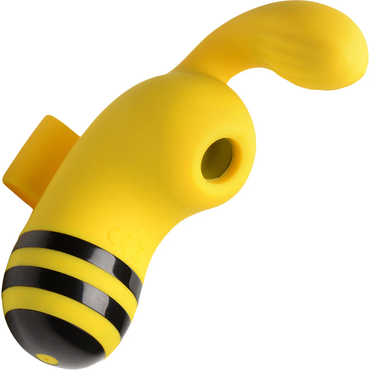 Shegasm Sucky Bee Rechargeable Silicone Clitoral Stimulating Finger Vibrator With Suction - Image 3