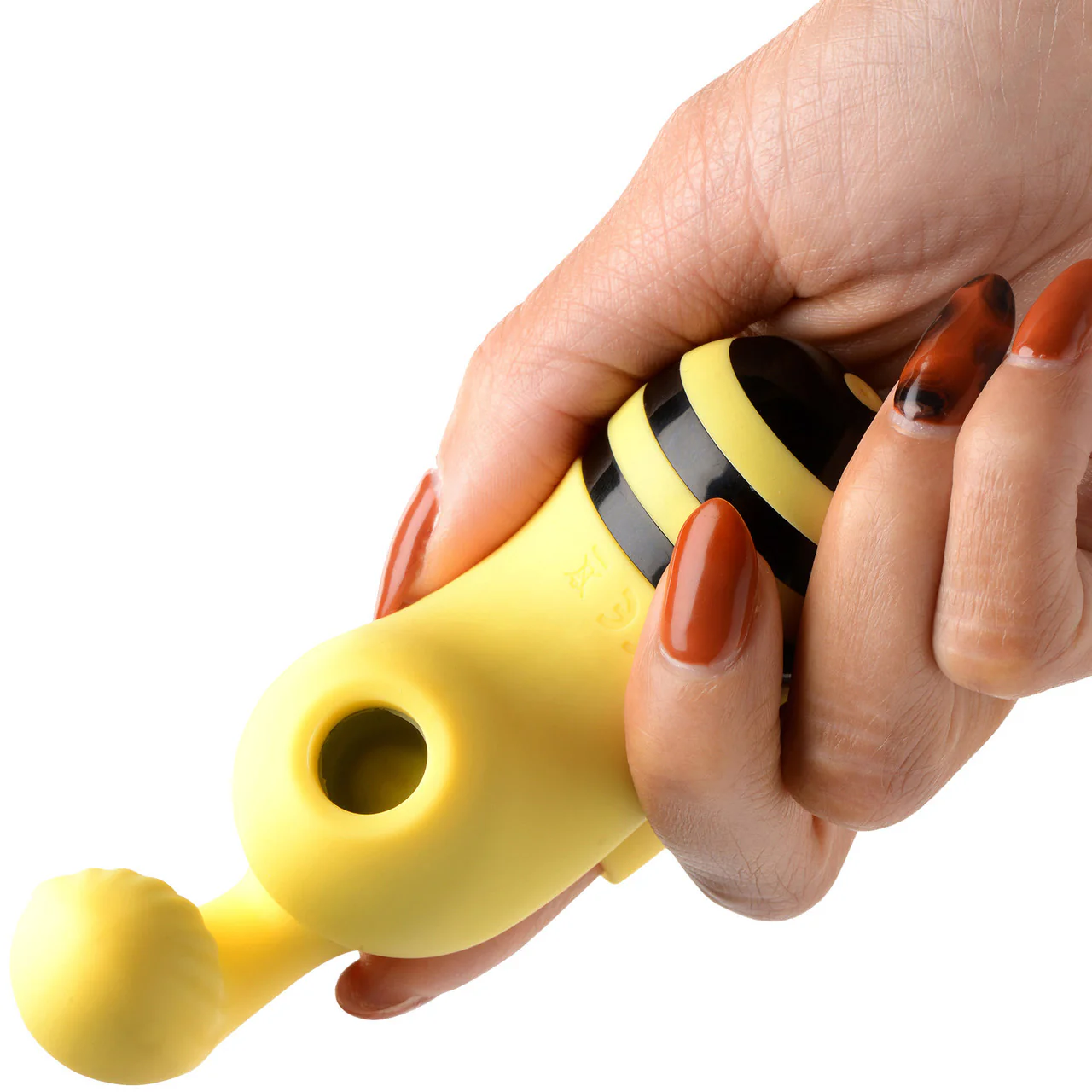 Shegasm Sucky Bee Rechargeable Silicone Clitoral Stimulating Finger Vibrator With Suction - Image 5