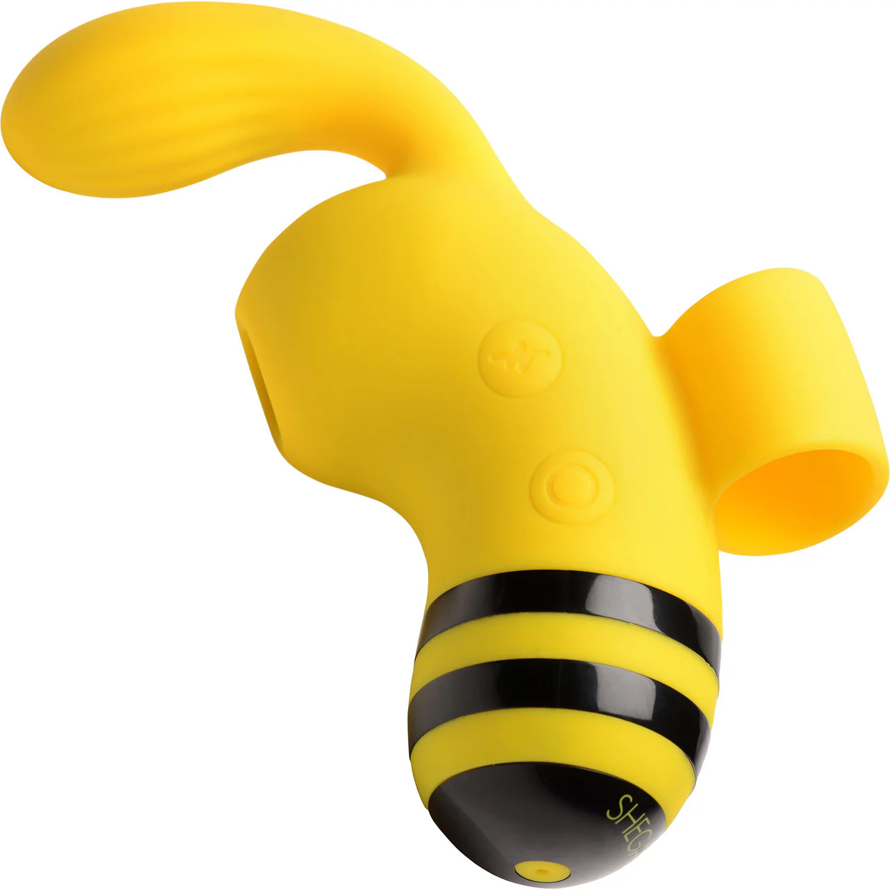 Shegasm Sucky Bee Rechargeable Silicone Clitoral Stimulating Finger Vibrator With Suction - Image 9
