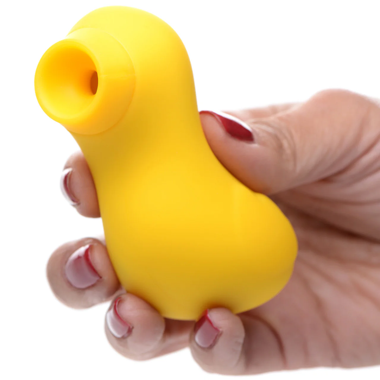 Shegasm Sucky Ducky Silicone Rechargeable Clitoral Pressure Wave Stimulator - Yellow - Image 5