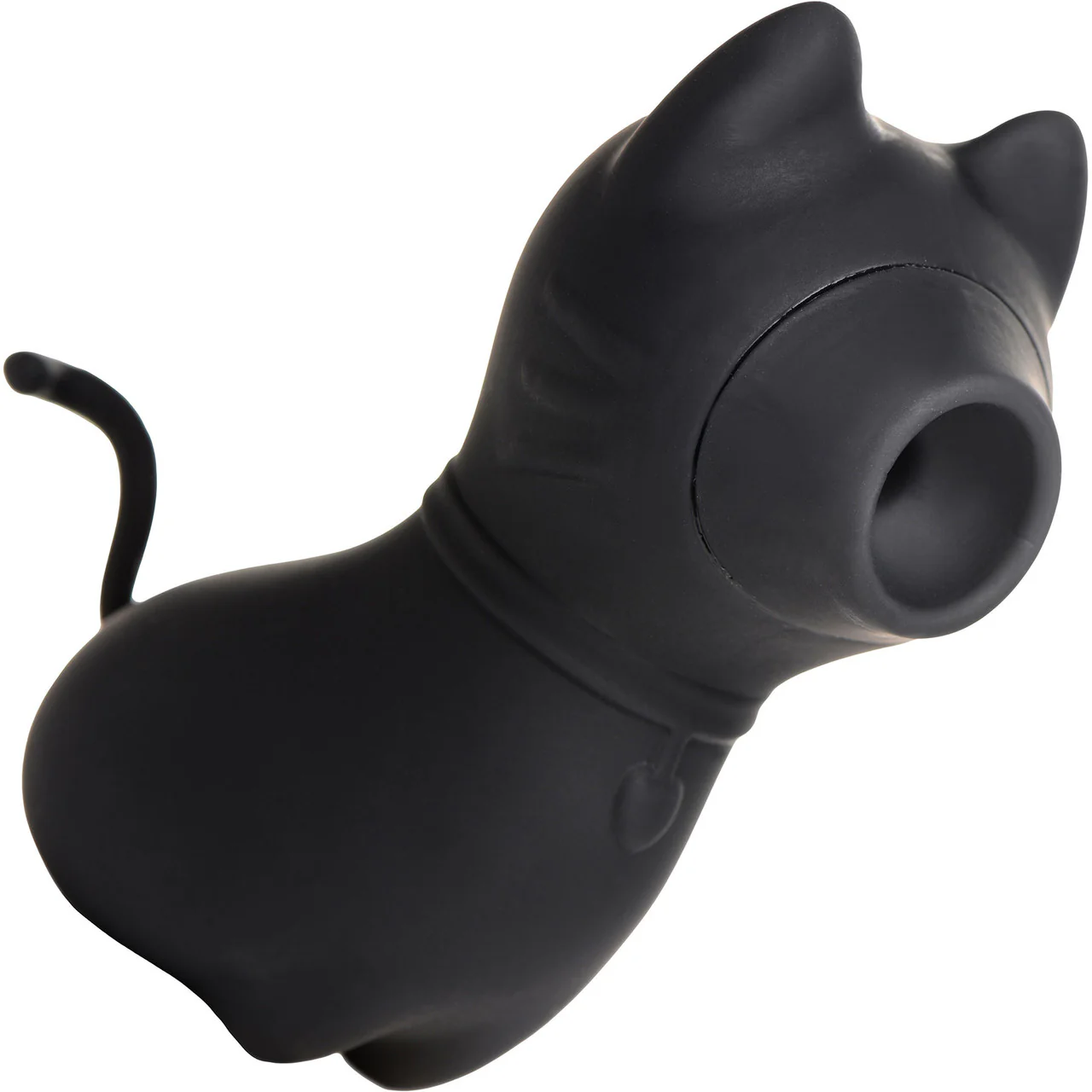 Shegasm Sucky Kitty Silicone Rechargeable Clitoral Pressure Wave Stimulator - Black - Image 3
