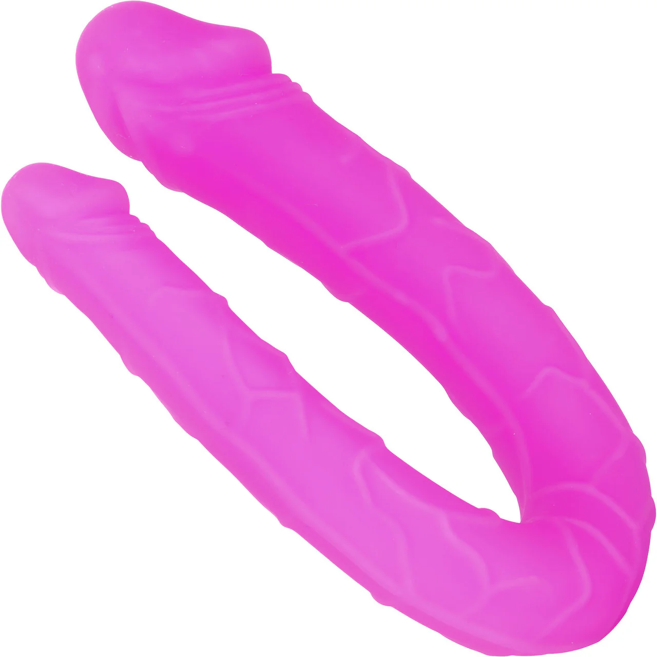 Silicone AC/DC Double Dong by CalExotics - Pink - Image 3