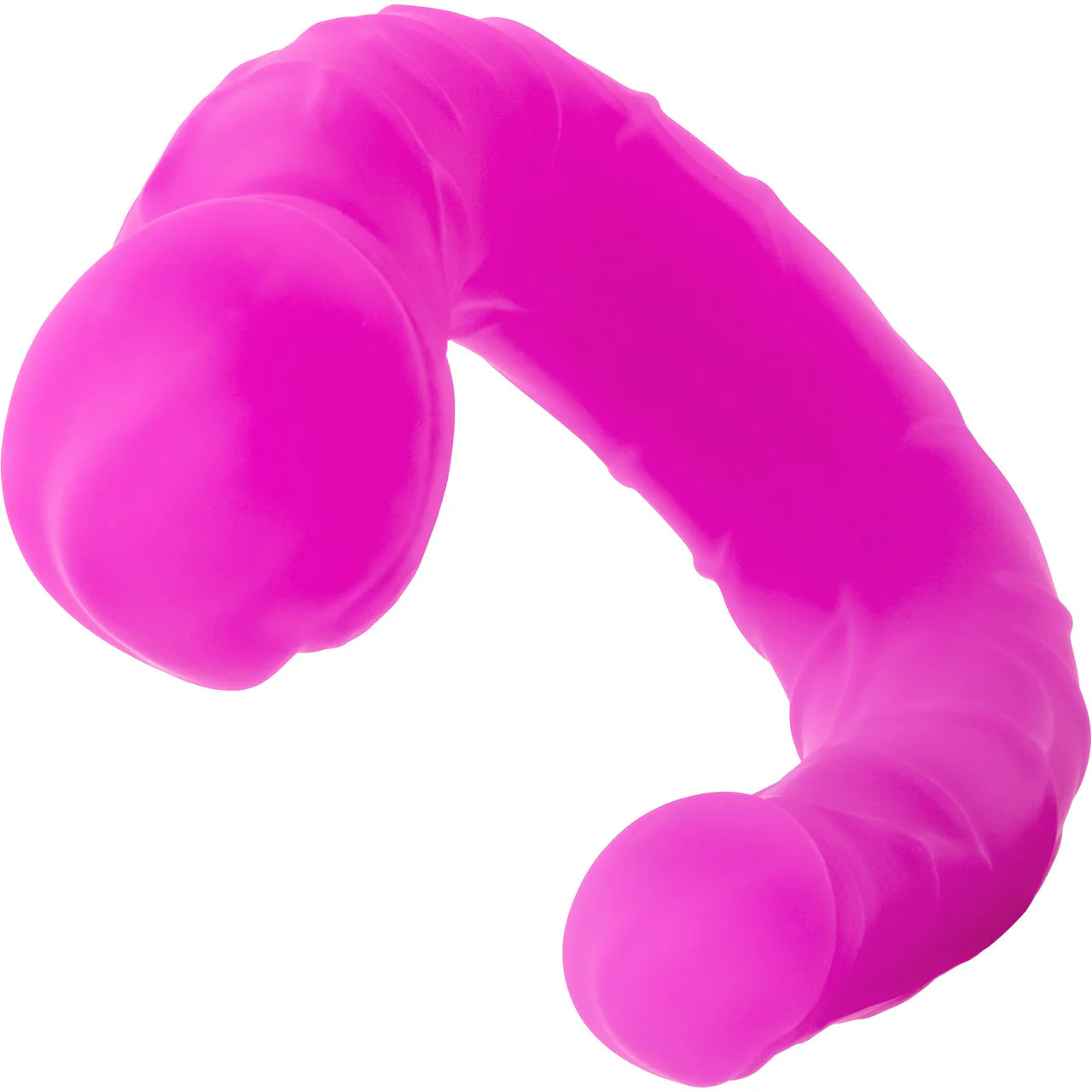 Silicone AC/DC Double Dong by CalExotics - Pink - Image 6