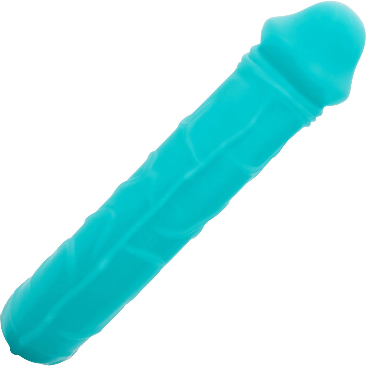 Silicone AC/DC Double Dong by CalExotics - Teal - Image 7