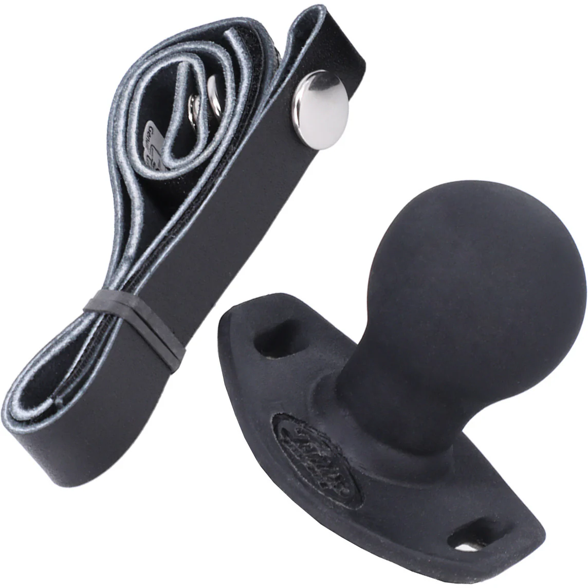 Silicone Beginner Ball Gag By Tantus - Onyx - Image 3