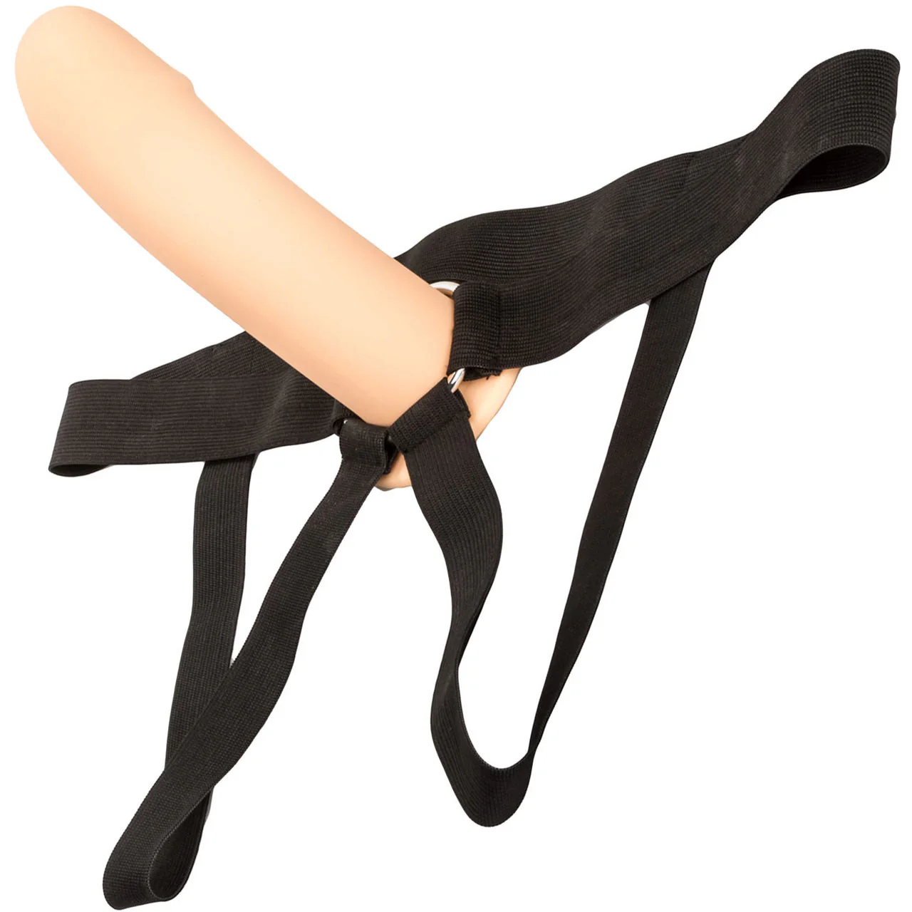 Silicone Hollow PPA With Jock Strap - Vanilla Penis Extension By CalExotics - Image 3