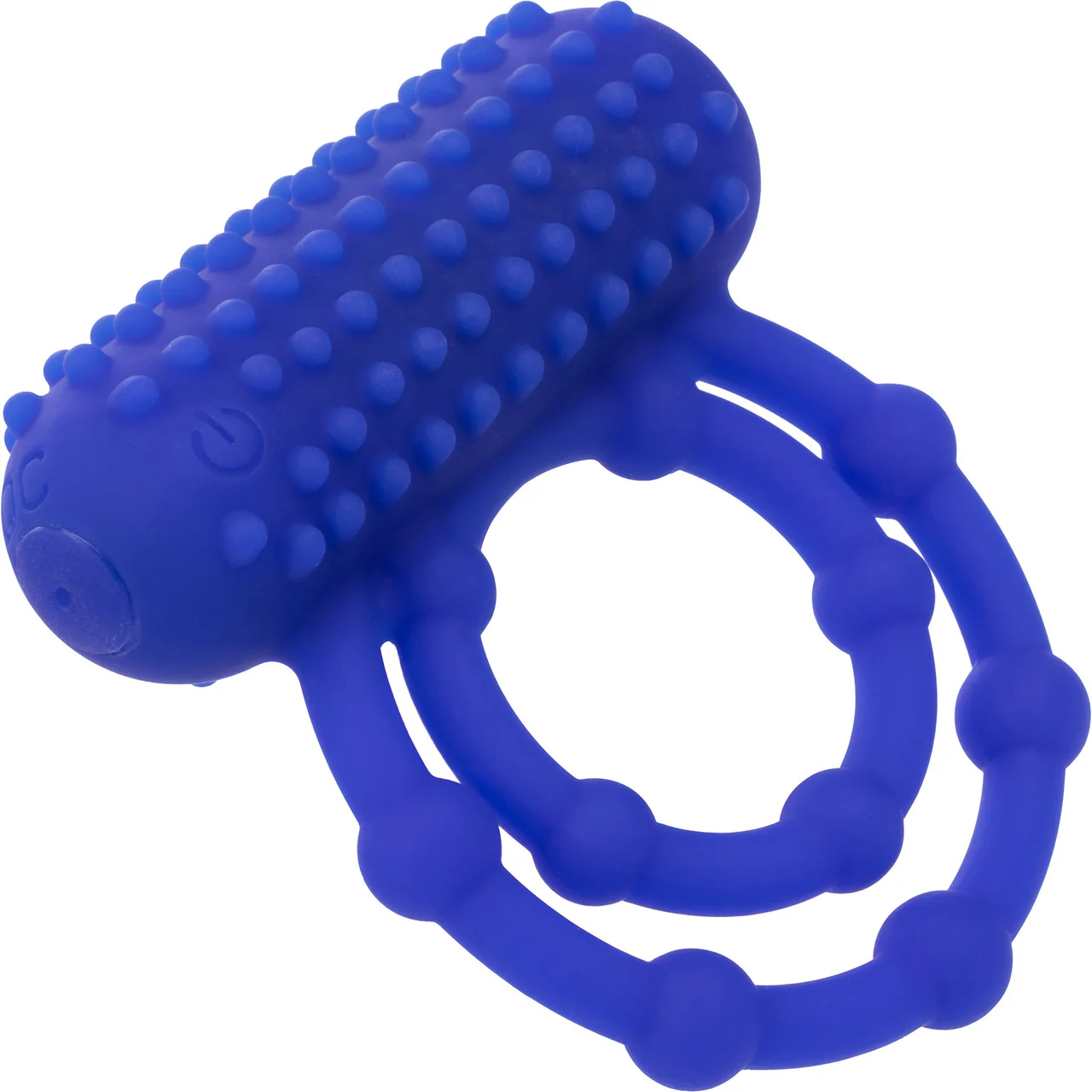 Silicone Rechargeable 10 Bead Maximus Vibrating Cock Ring By CalExotics - Image 3