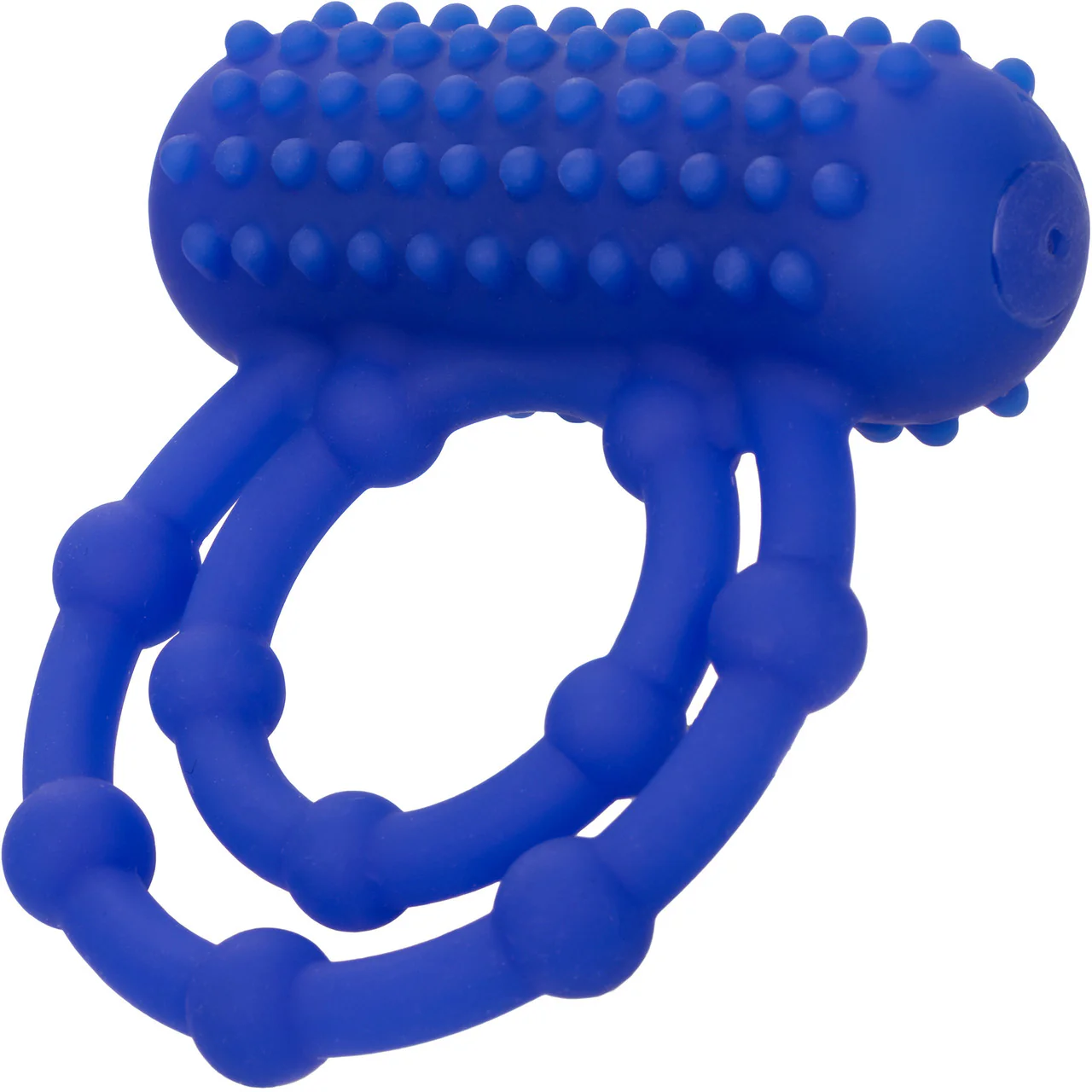 Silicone Rechargeable 10 Bead Maximus Vibrating Cock Ring By CalExotics - Image 4