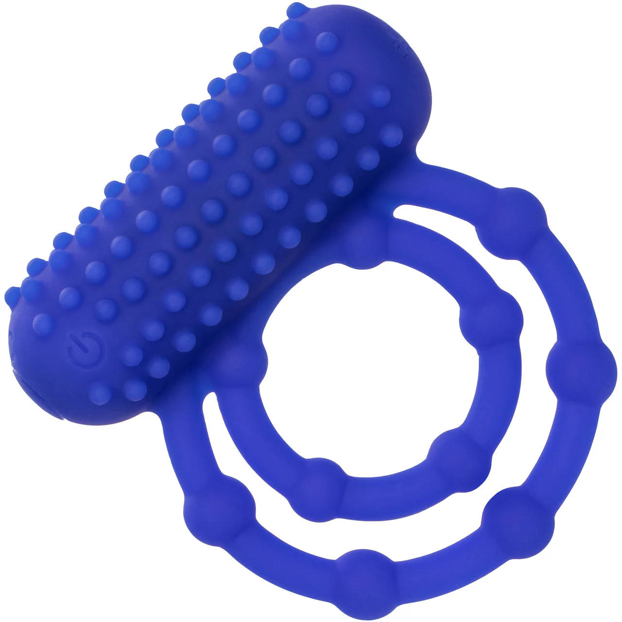 Silicone Rechargeable 10 Bead Maximus Vibrating Cock Ring By CalExotics - Image 5