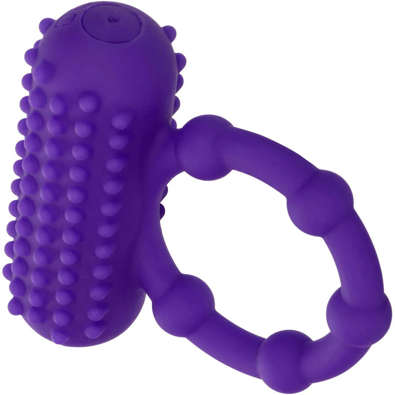 Silicone Rechargeable 5 Bead Maximus Vibrating Cock Ring By CalExotics - Image 5