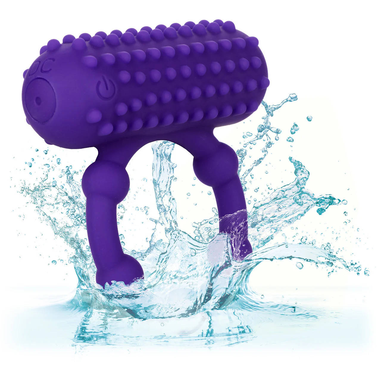 Silicone Rechargeable 5 Bead Maximus Vibrating Cock Ring By CalExotics - Image 6