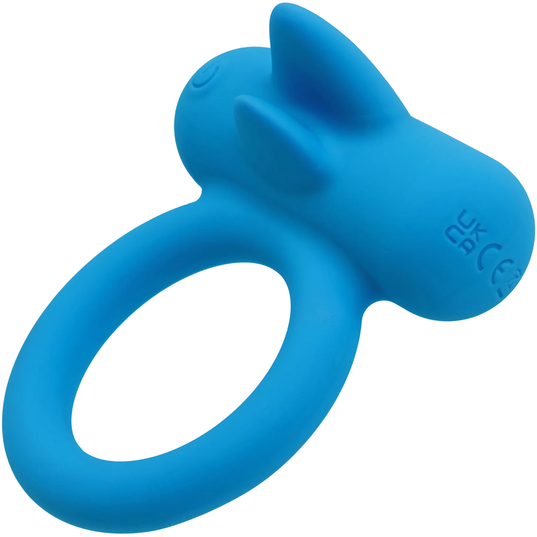 Silicone Rechargeable Double Trouble® Vibrating Cock Ring By CalExotics - Image 3