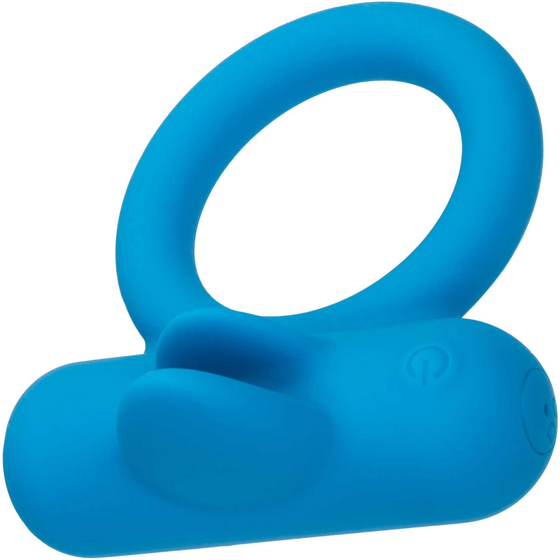 Silicone Rechargeable Double Trouble® Vibrating Cock Ring By CalExotics - Image 6