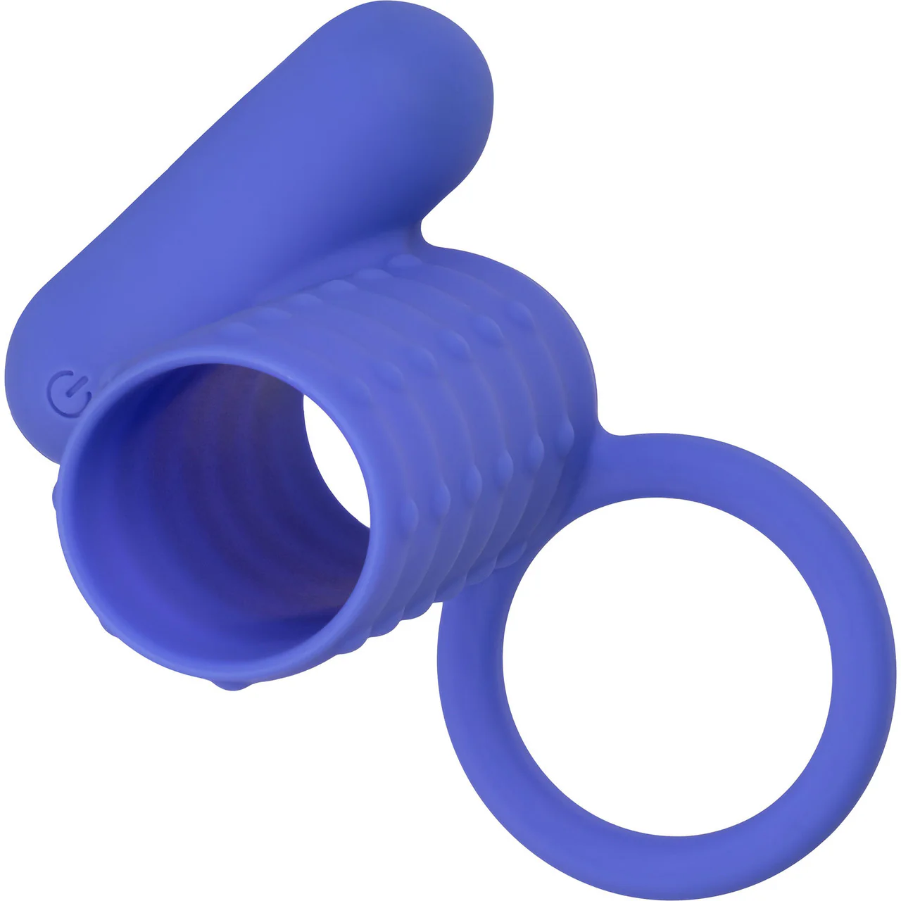 Silicone Rechargeable Endless Desires Enhancer Vibrating Cock Ring By CalExotics - Purple - Image 3