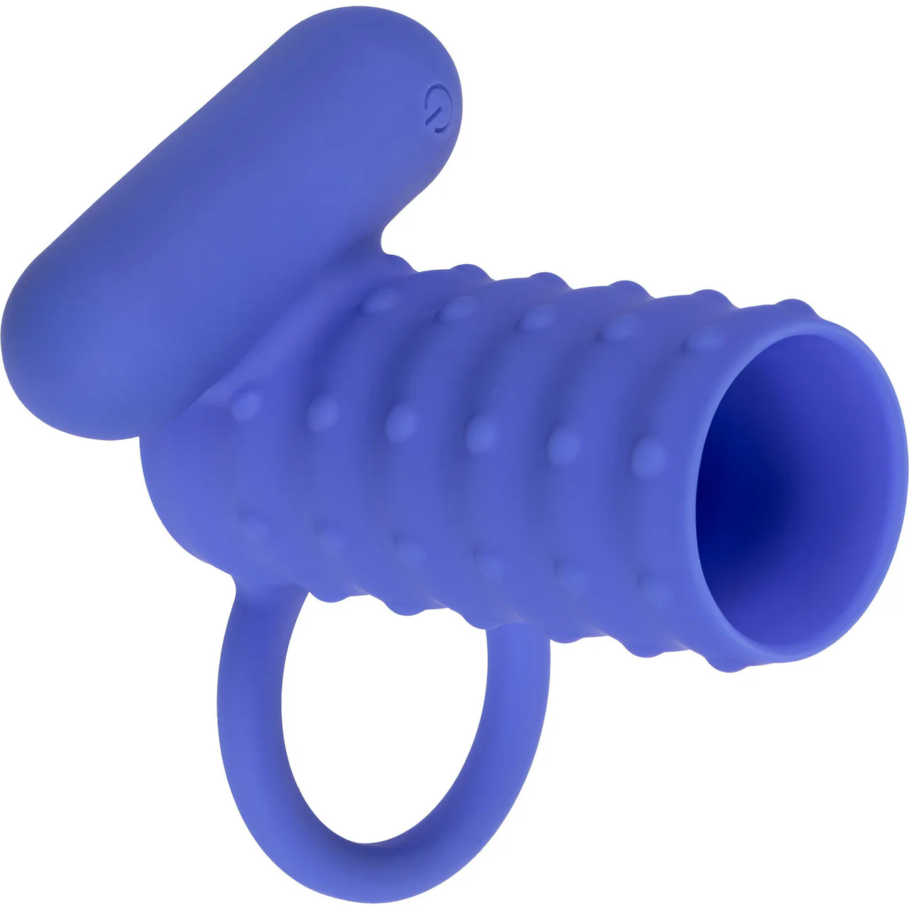 Silicone Rechargeable Endless Desires Enhancer Vibrating Cock Ring By CalExotics - Purple - Image 4