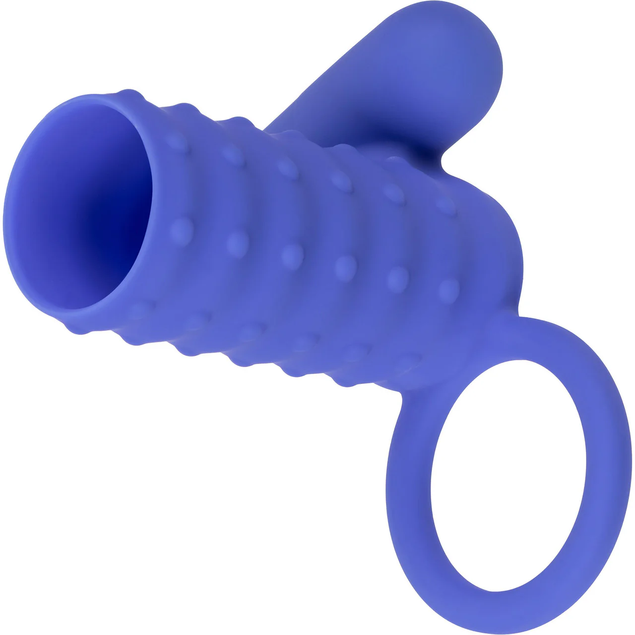Silicone Rechargeable Endless Desires Enhancer Vibrating Cock Ring By CalExotics - Purple - Image 7