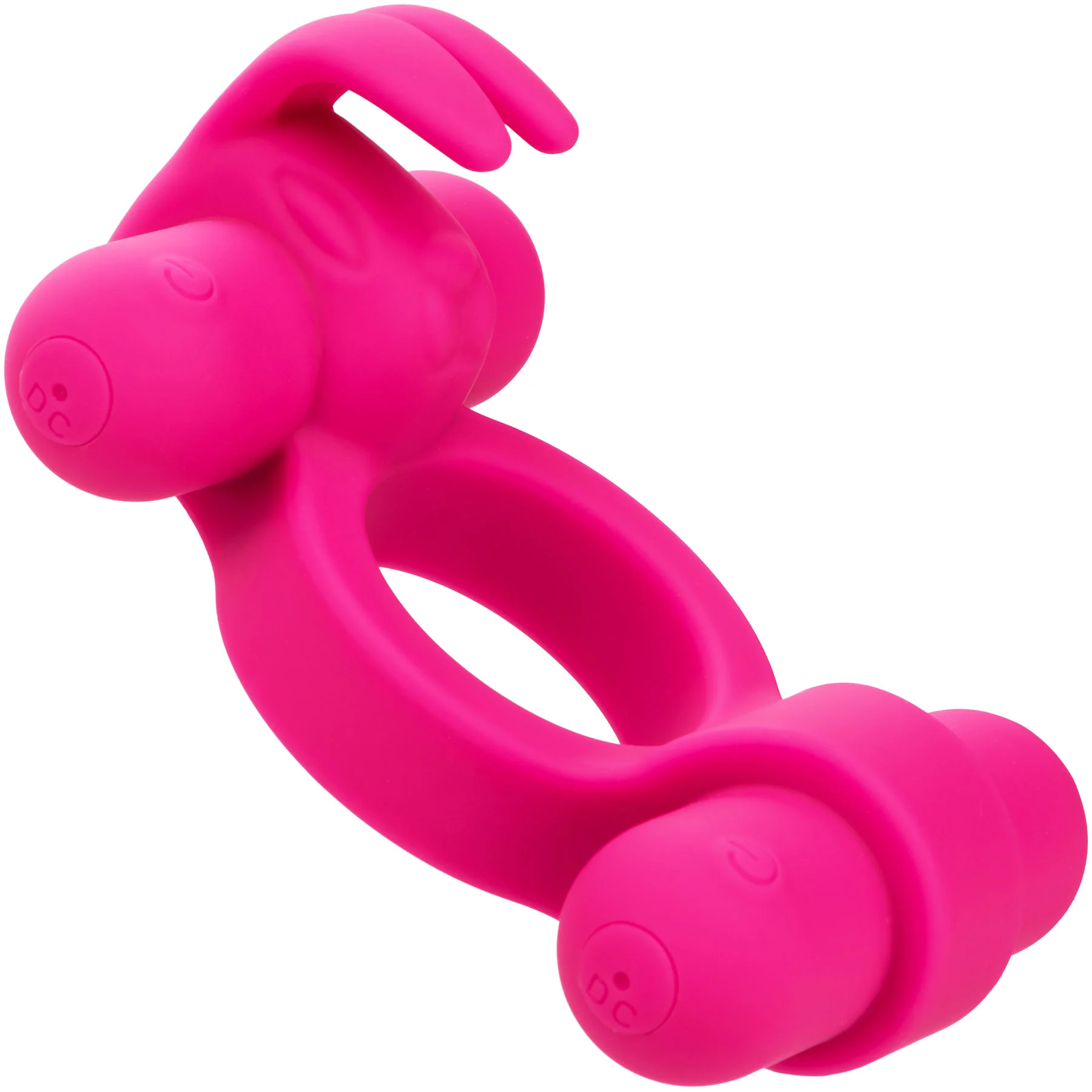 Silicone Rechargeable Rockin’ Rabbit® Vibrating Cock Ring By CalExotics - Image 5