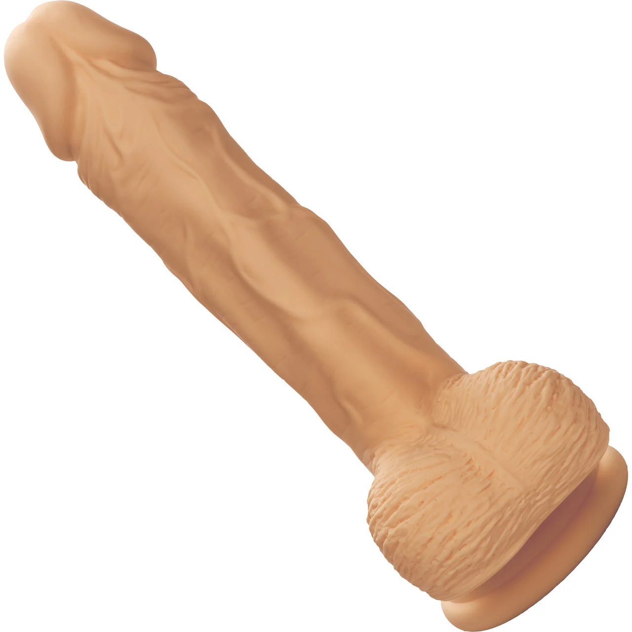 Silicone Studs Realistic 5" Suction Cup Dildo - Vanilla - Image 5