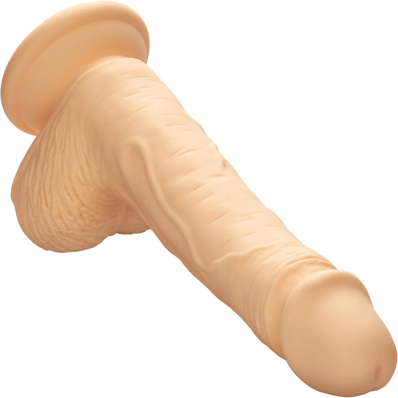 Silicone Studs Realistic 5" Suction Cup Dildo - Vanilla - Image 7