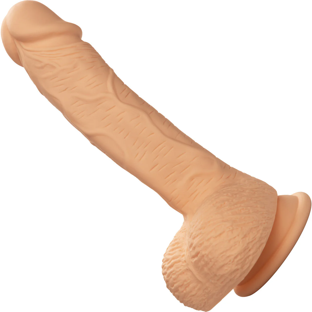 Silicone Studs Realistic 6.25" Suction Cup Dildo - Vanilla - Image 3