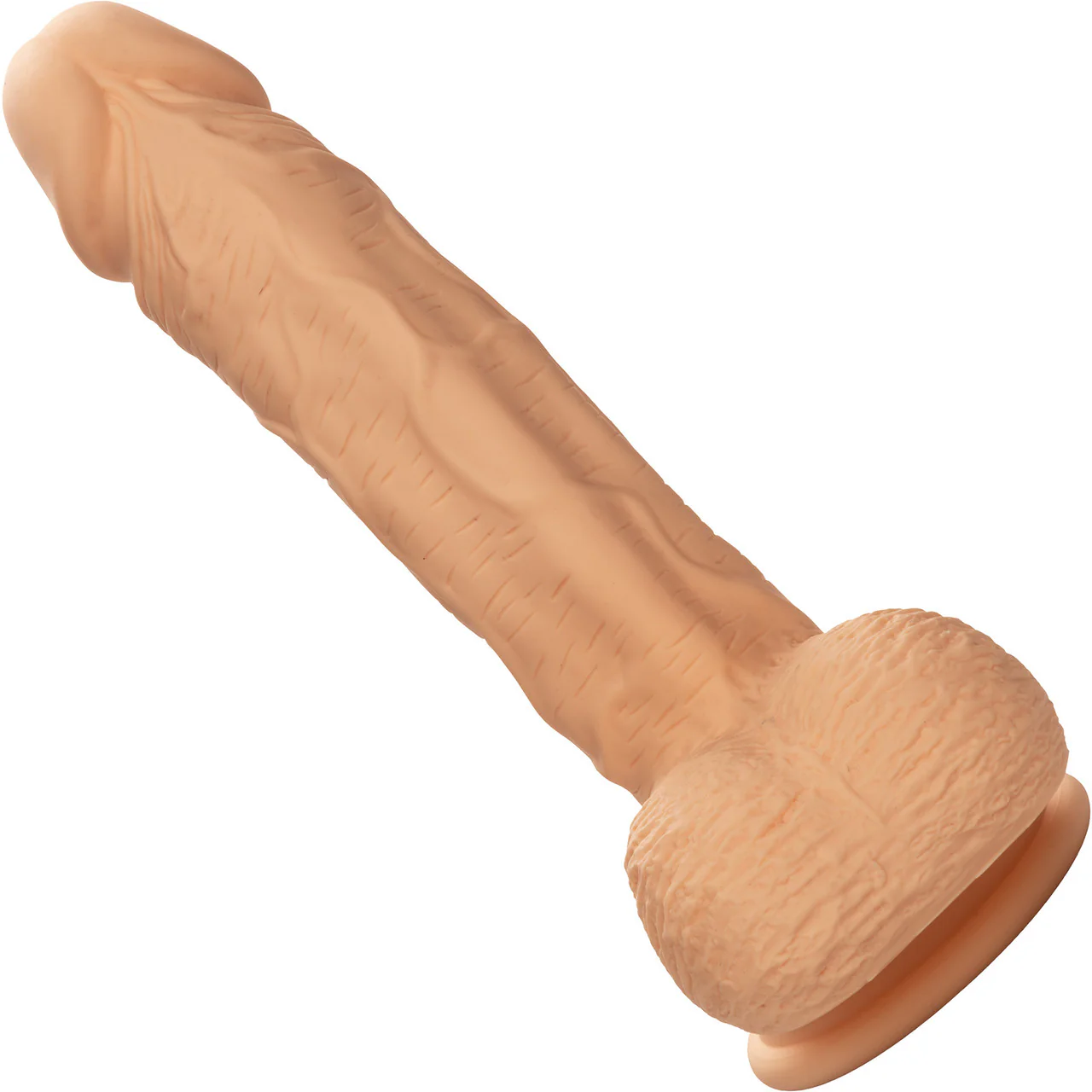 Silicone Studs Realistic 6.25" Suction Cup Dildo - Vanilla - Image 7