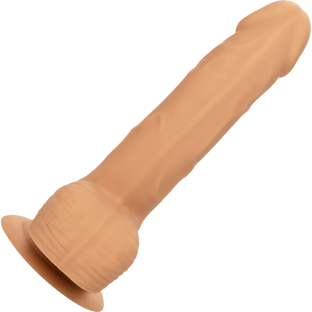 Silicone Studs Realistic 6" Suction Cup Dildo - Vanilla - Image 4