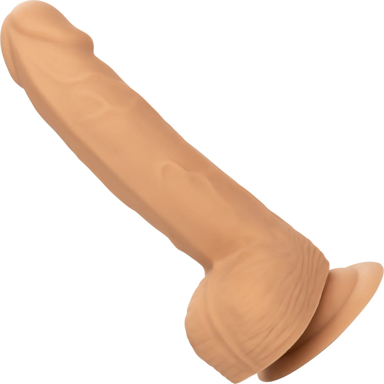Silicone Studs Realistic 6" Suction Cup Dildo - Vanilla - Image 7