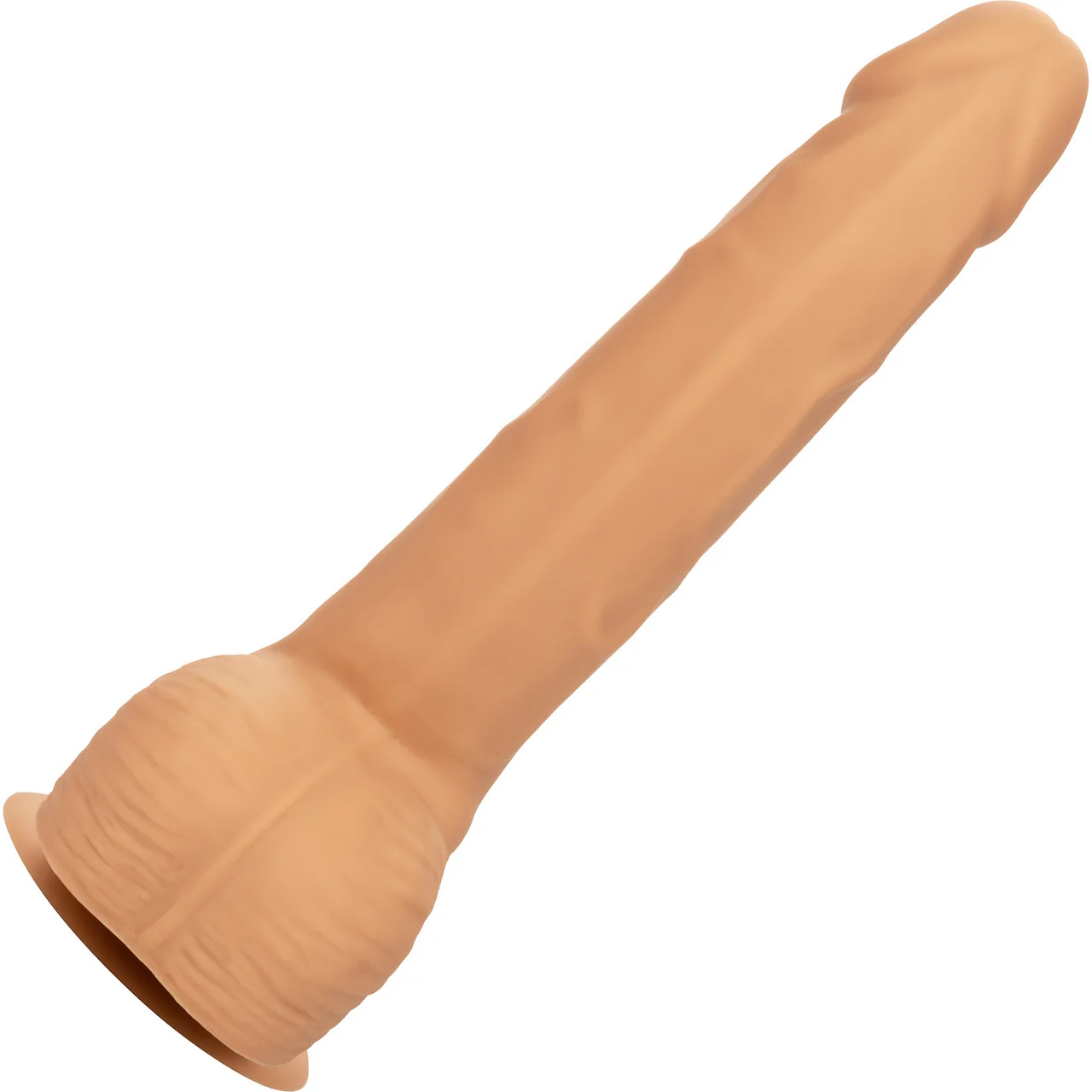 Silicone Studs Realistic 8" Suction Cup Dildo - Vanilla - Image 4