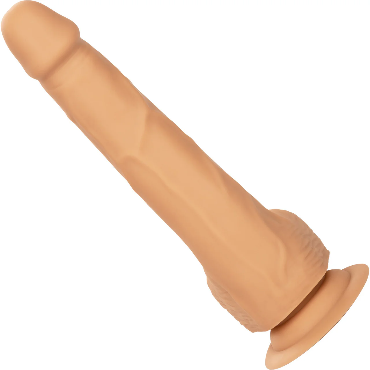 Silicone Studs Realistic 8" Suction Cup Dildo - Vanilla - Image 5