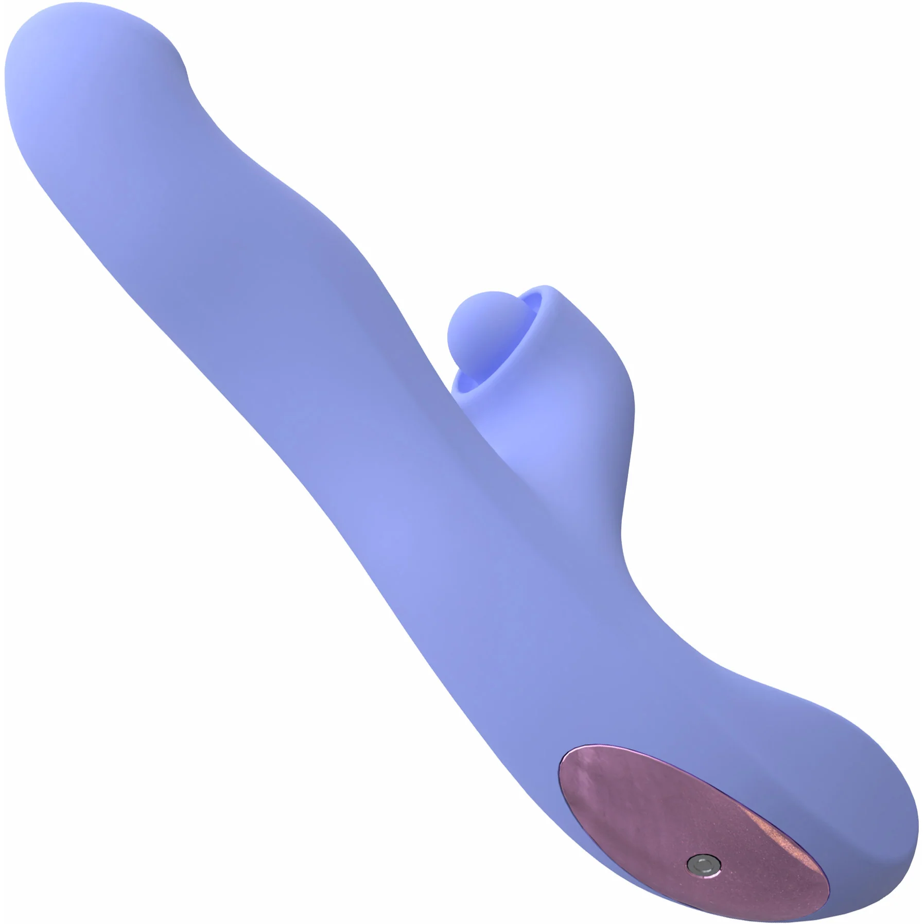 Simone Rechargeable Silicone Warming & Tapping Rabbit Vibrator By Blush - Image 3