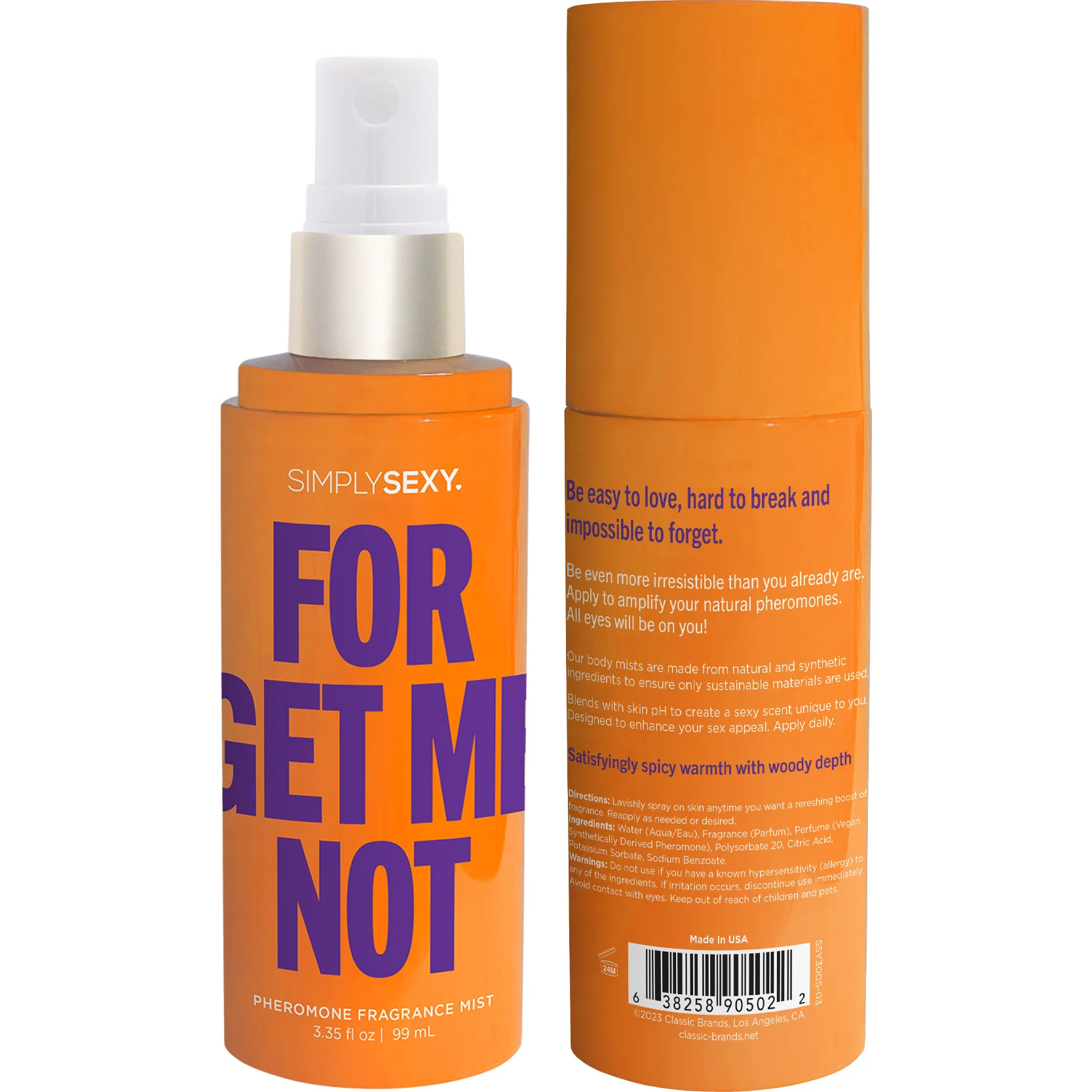 Simply Sexy Affirmations Pheromone Body Mist by Classic Brands - Image 11