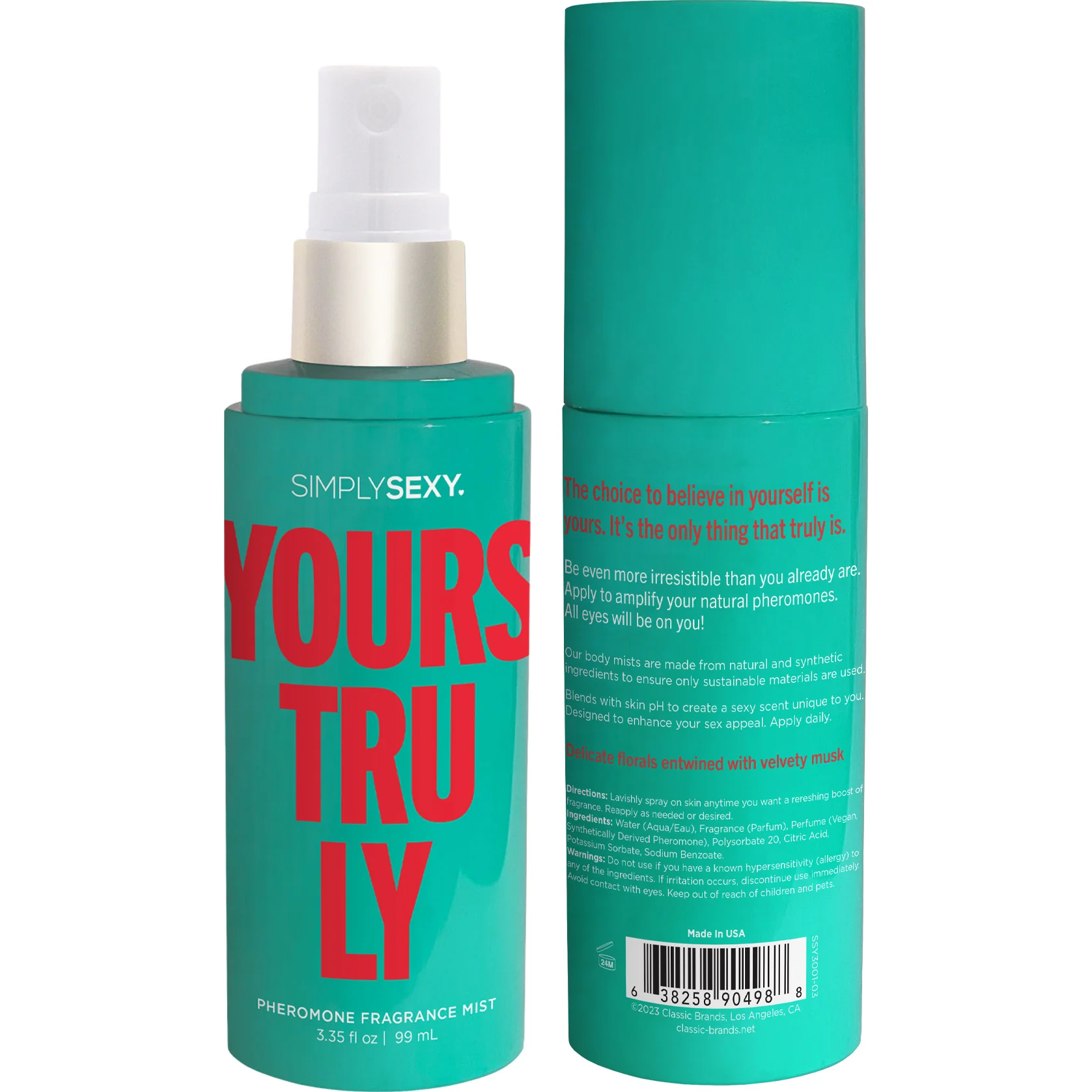 Simply Sexy Affirmations Pheromone Body Mist by Classic Brands - Image 3