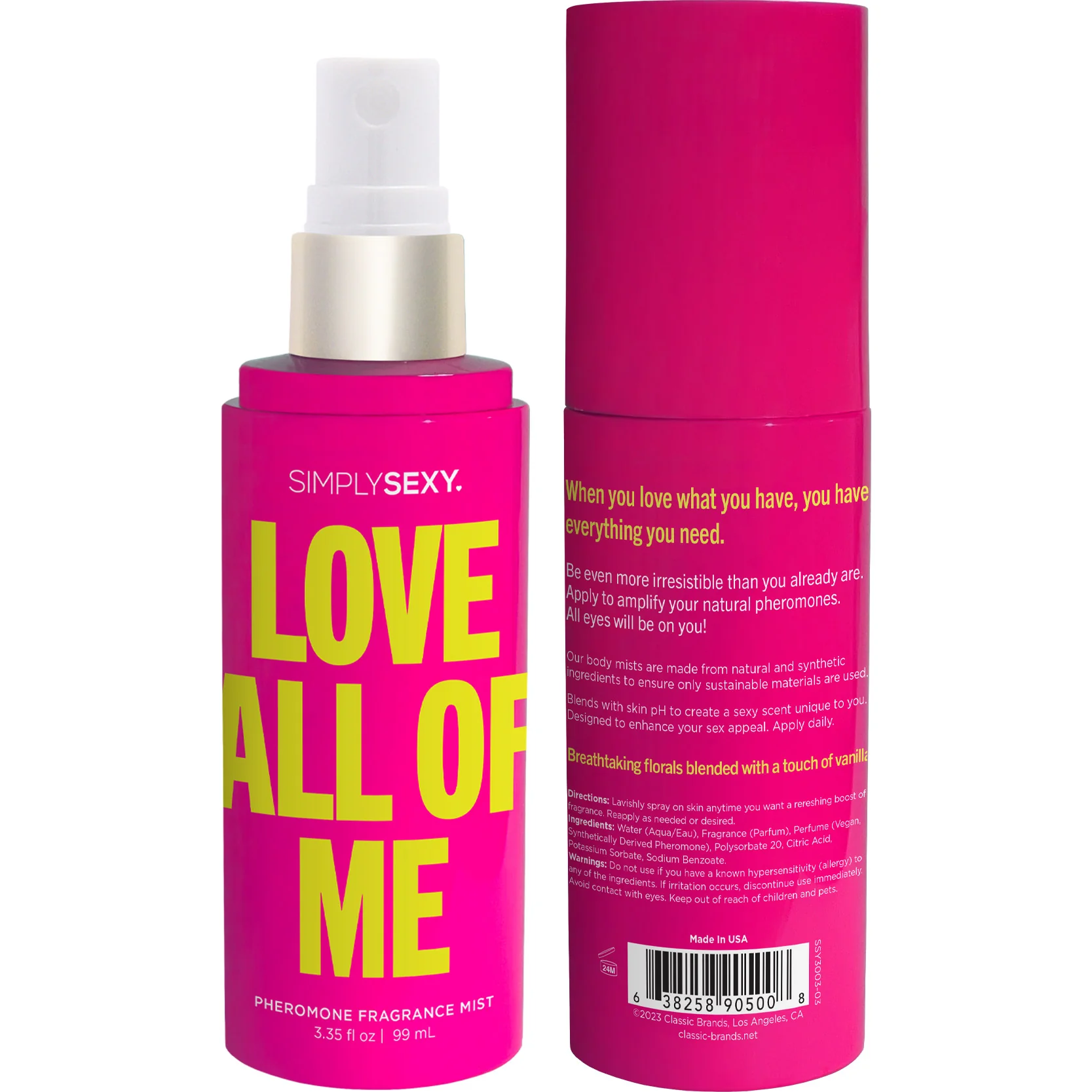 Simply Sexy Affirmations Pheromone Body Mist by Classic Brands - Image 7
