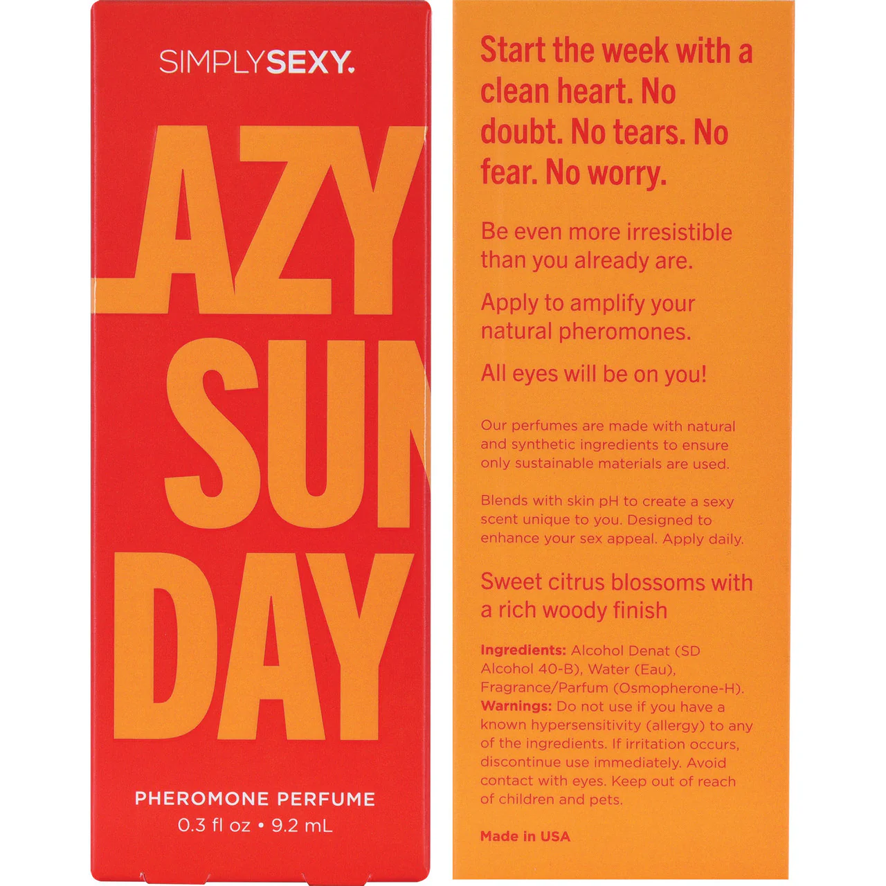 Simply Sexy Lazy Sunday Pheromone Infused Perfume 0.3 oz - Image 2