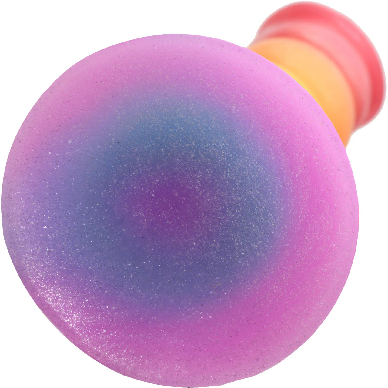 Simply Sweet Swirl Rainbow 6.6" Silicone Suction Cup Dildo - Image 5