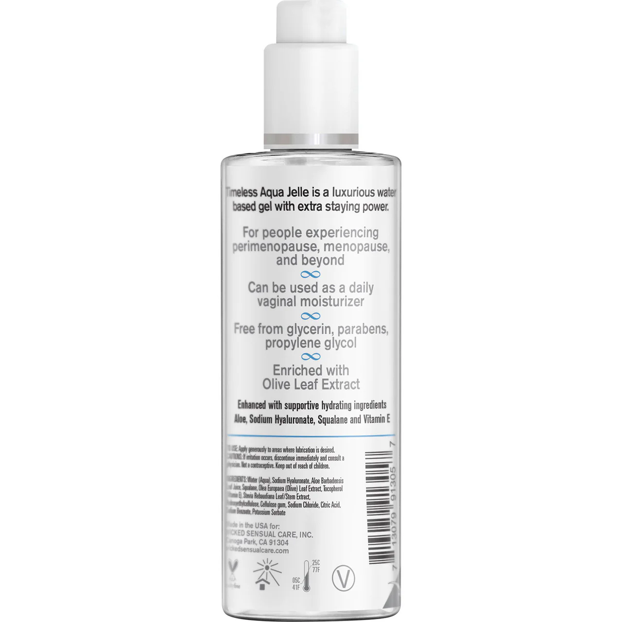 Simply Timeless Aqua Jelle Water Based Gel Personal Lubricant 4 fl oz - Image 2