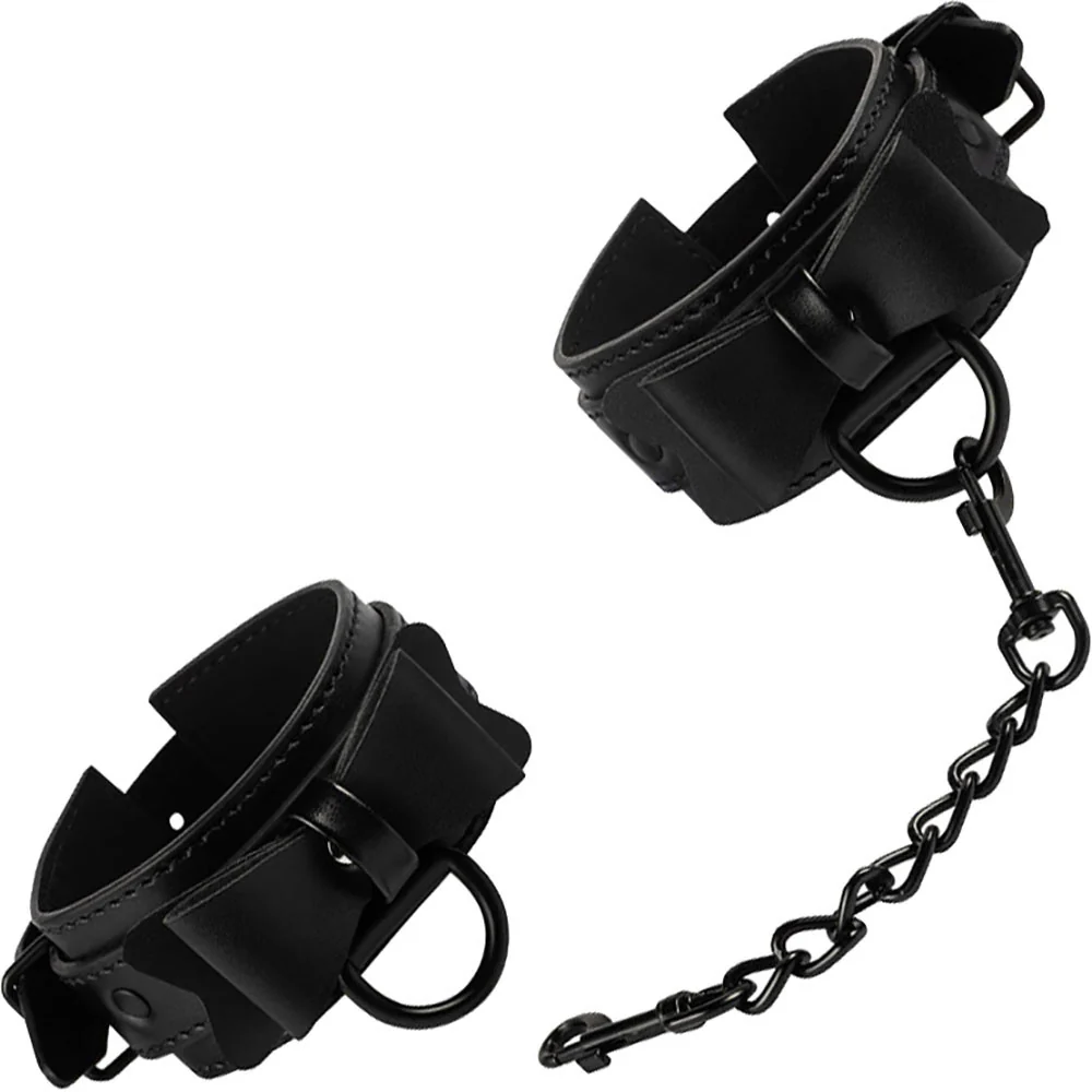 Sincerely Bow Tie Cuffs By Sportsheets - Black - Image 3