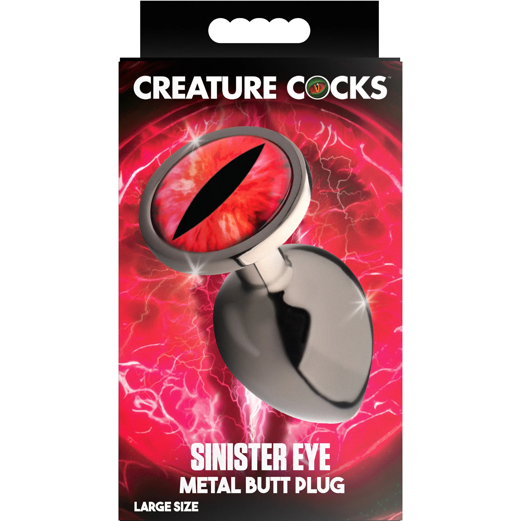Sinister Eye Red Eye Metal Butt Plug By Creature Cocks - Image 20