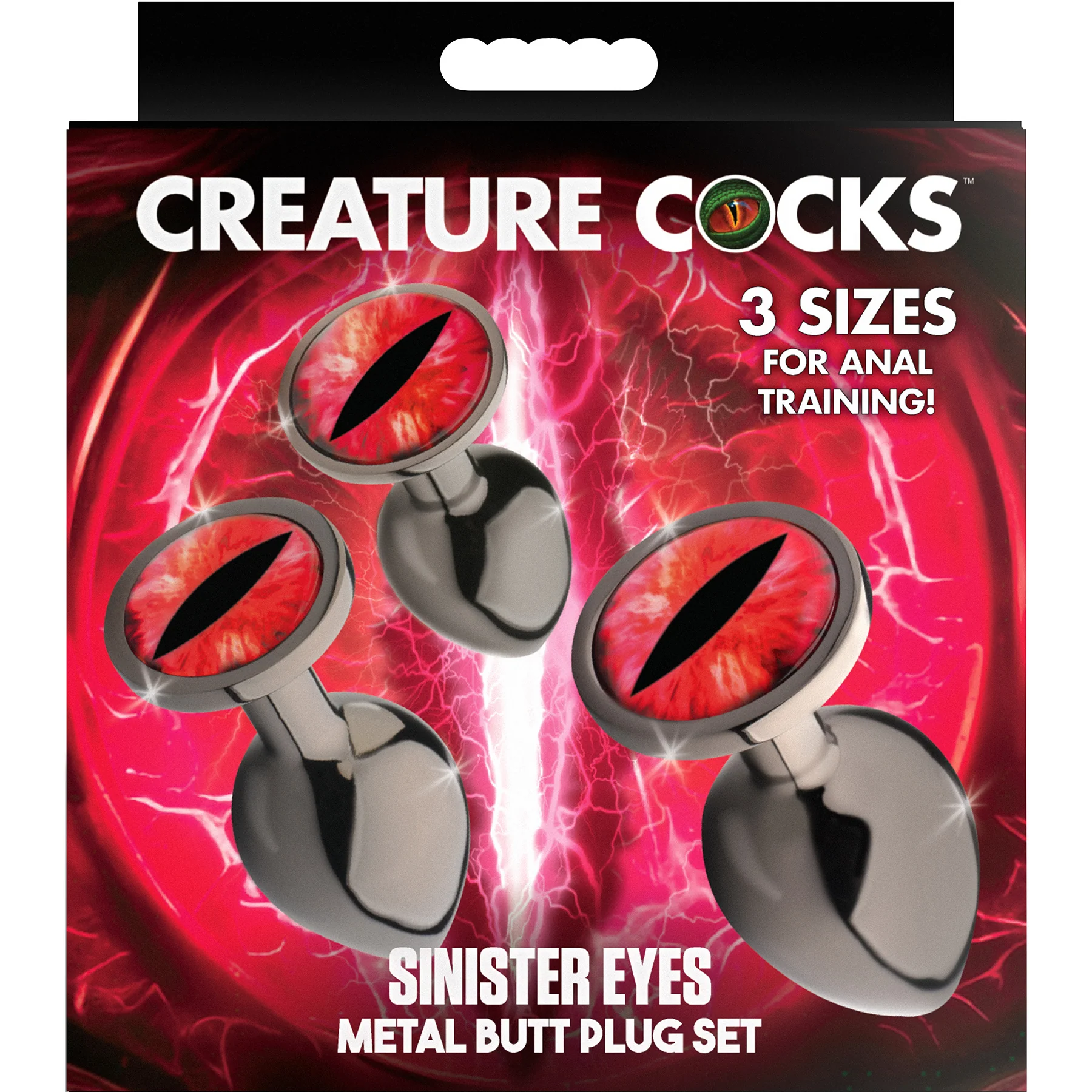 Sinister Eye Red Eye Metal Butt Plug By Creature Cocks - Image 26