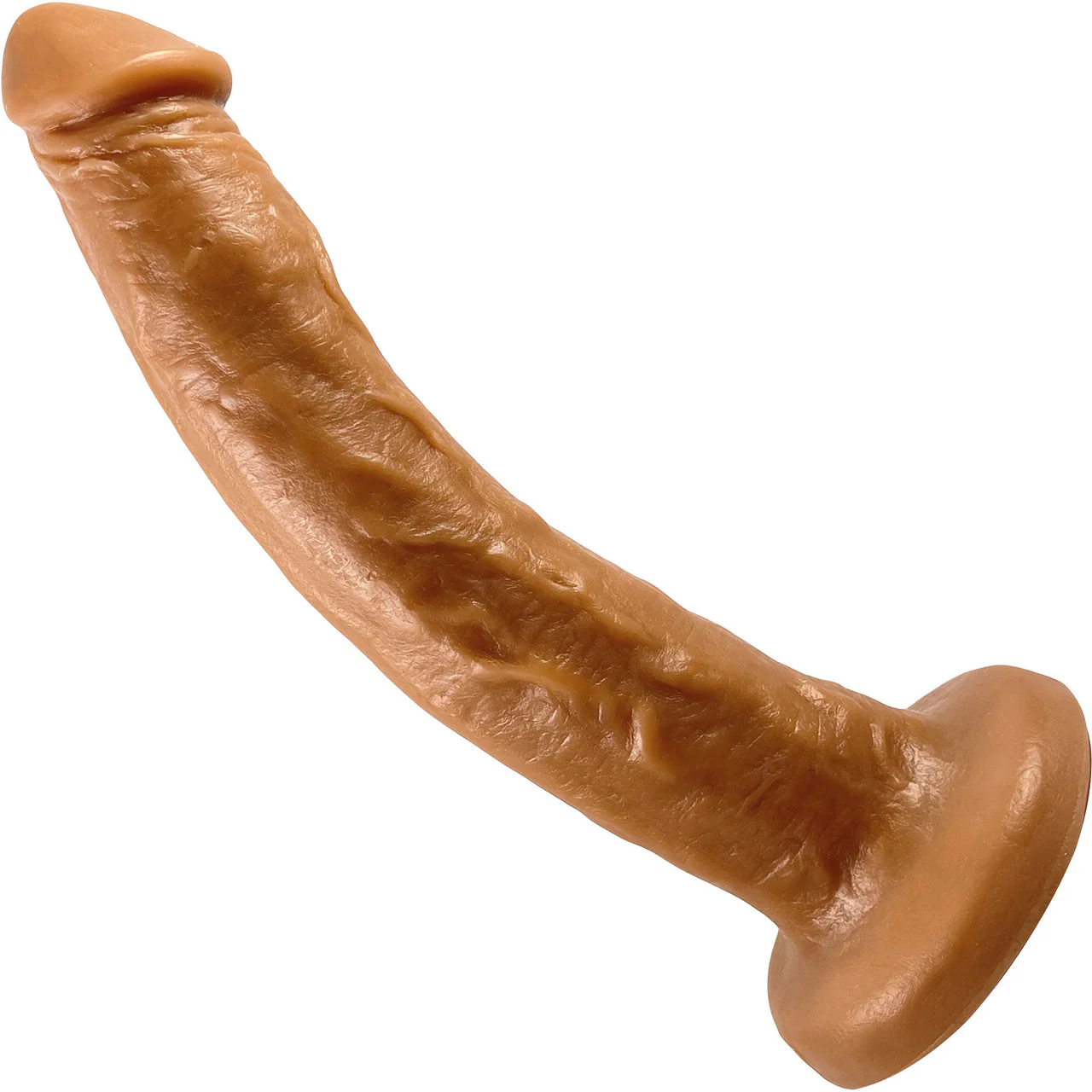 Slim VixSkin Realistic Silicone Dildo By Vixen - Caramel - Image 5