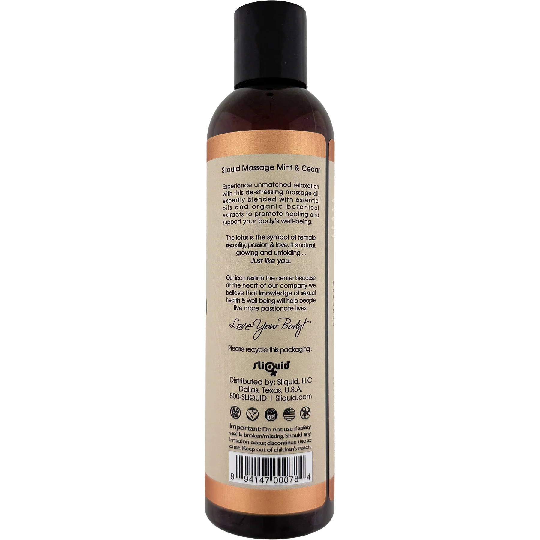 Sliquid Balance Collection Massage Oil 8.5 fl oz - Image 6