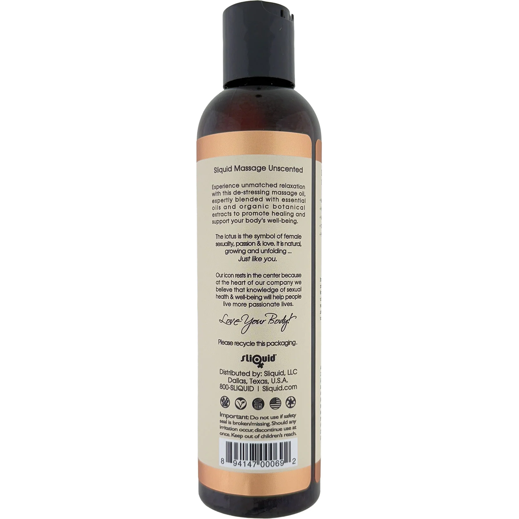 Sliquid Balance Collection Massage Oil 8.5 fl oz - Image 9