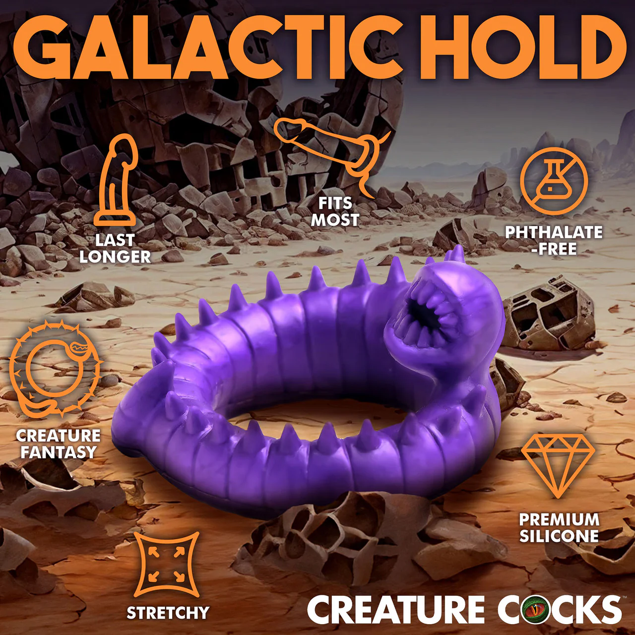 Slitherine Silicone Cock Ring By Creature Cocks - Image 11