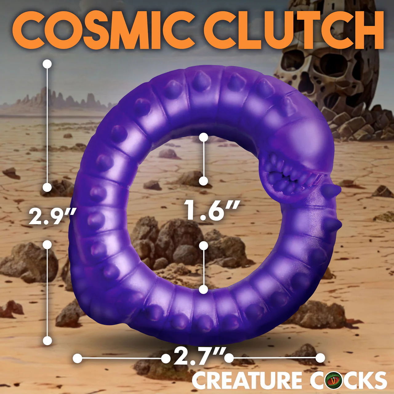 Slitherine Silicone Cock Ring By Creature Cocks - Image 3