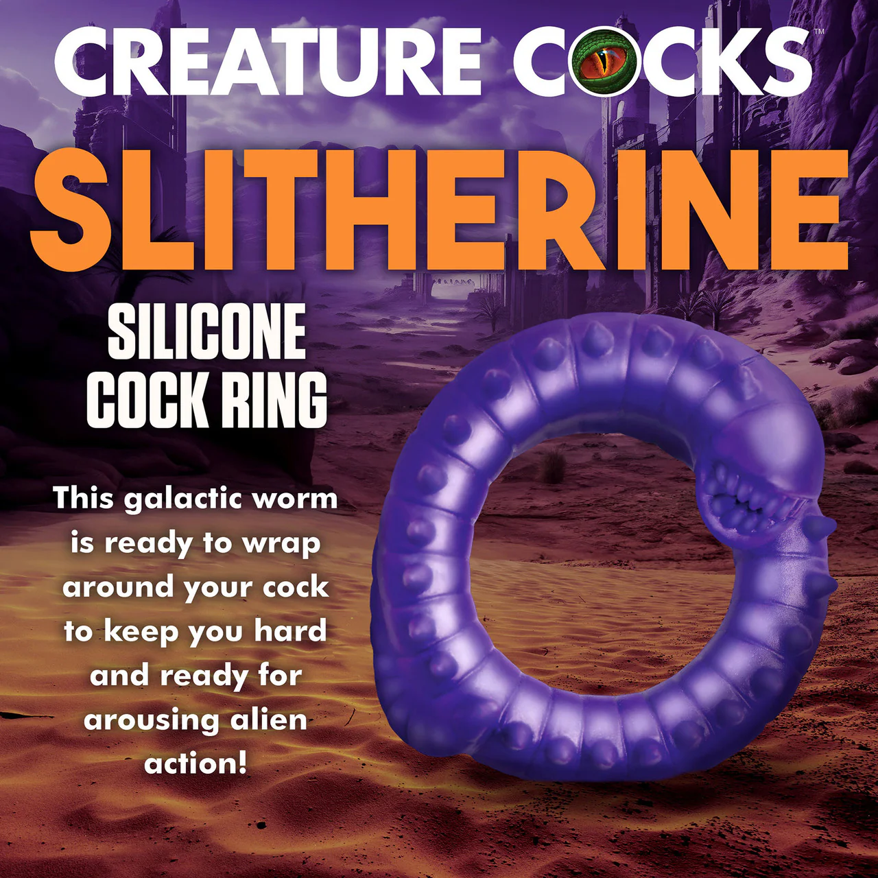 Slitherine Silicone Cock Ring By Creature Cocks - Image 8
