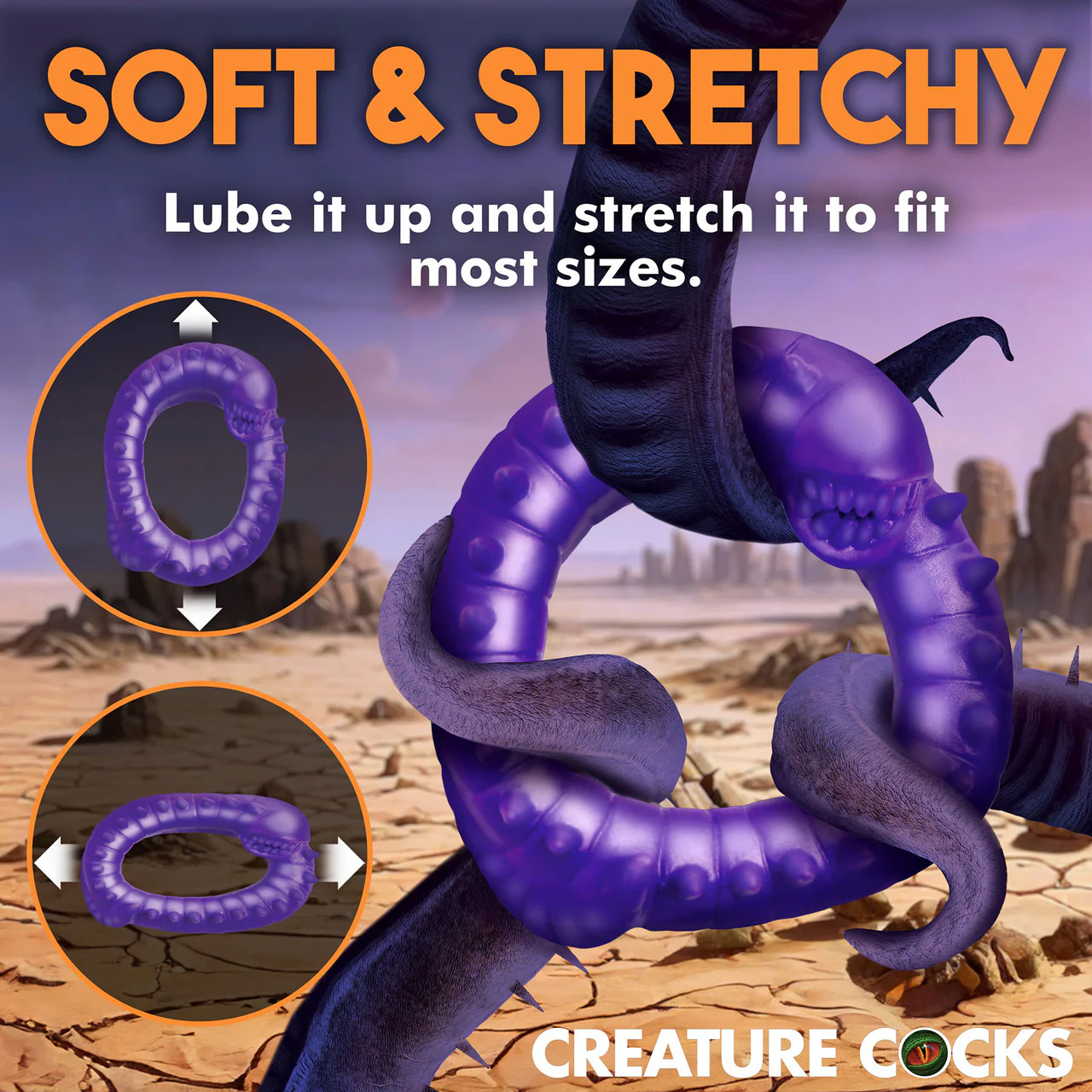 Slitherine Silicone Cock Ring By Creature Cocks - Image 9