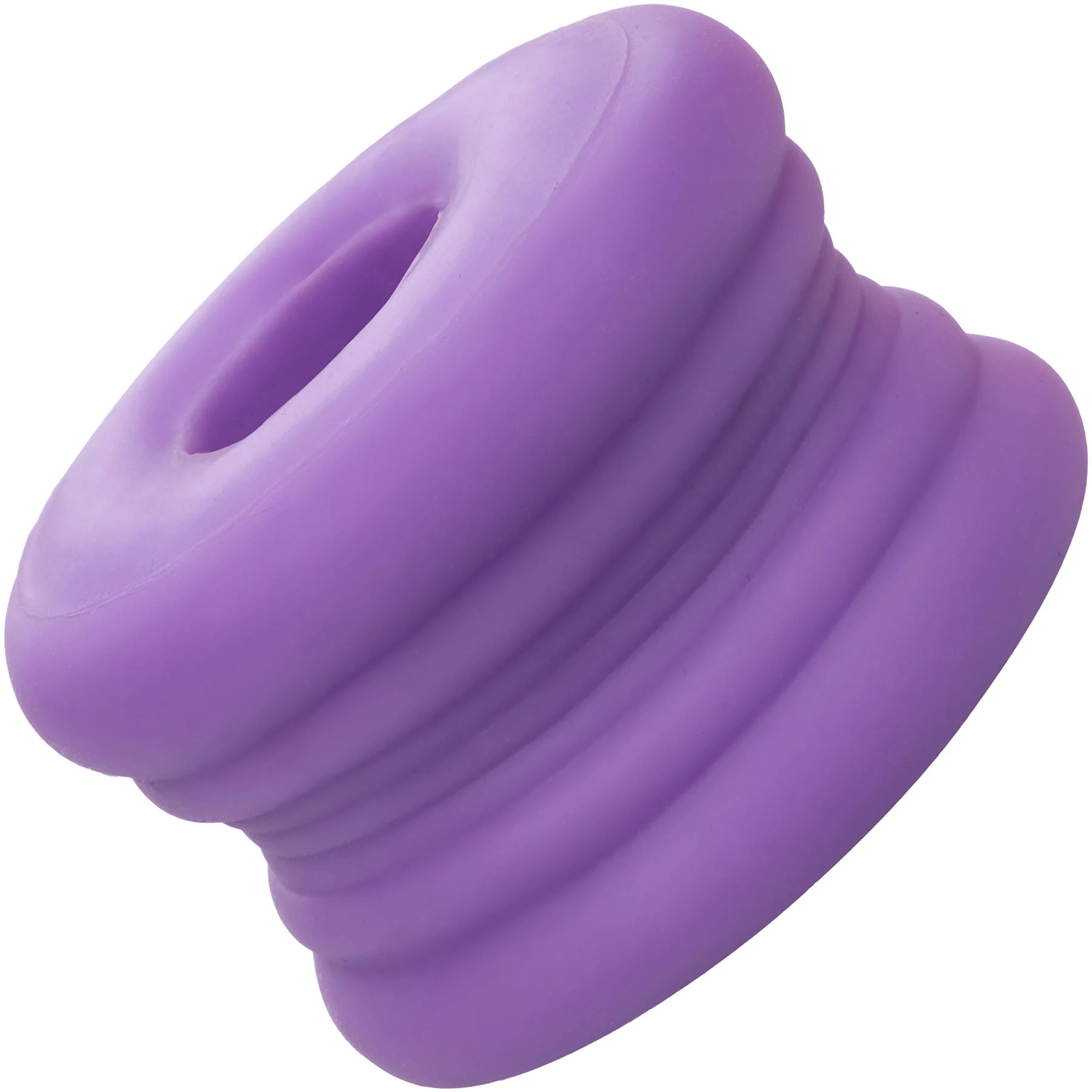 Slop Top Dirty Luv Silicone BJ Enhancer By CalExotics - Purple Glow In The Dark - Image 6