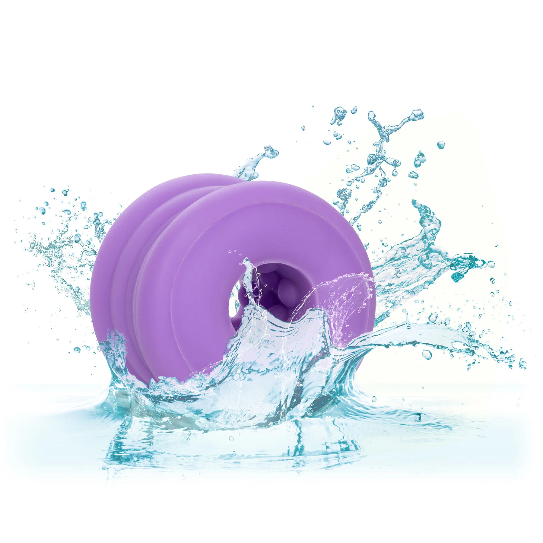 Slop Top Dirty Luv Silicone BJ Enhancer By CalExotics - Purple Glow In The Dark - Image 7