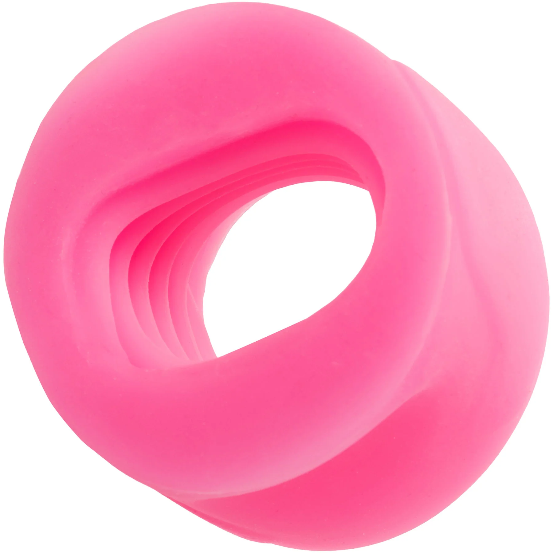 Slop Top Filthy Luv Silicone BJ Enhancer By CalExotics - Pink Glow In The Dark - Image 5